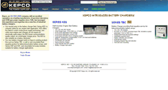 Desktop Screenshot of kepcochargers.com